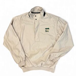 US Open Torrey Pines Jacket Mens S Beige Golf Pullover Windbreaker 2008 Vest